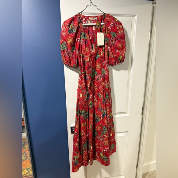 New Ulla Johnson Red Maxi Dress - Picture 6 of 7